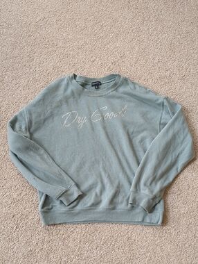 'Dry Goods' Crewneck Sweatshirt - Sage Green